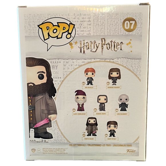 NWOT Funko Pop Harry Potter 07 Rubeus Hagrid Collectible Vinyl Figure - Picture 3 of 7
